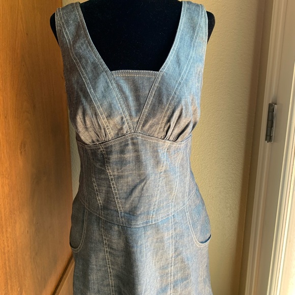 Etcetera Denim Dress - Picture 2 of 8